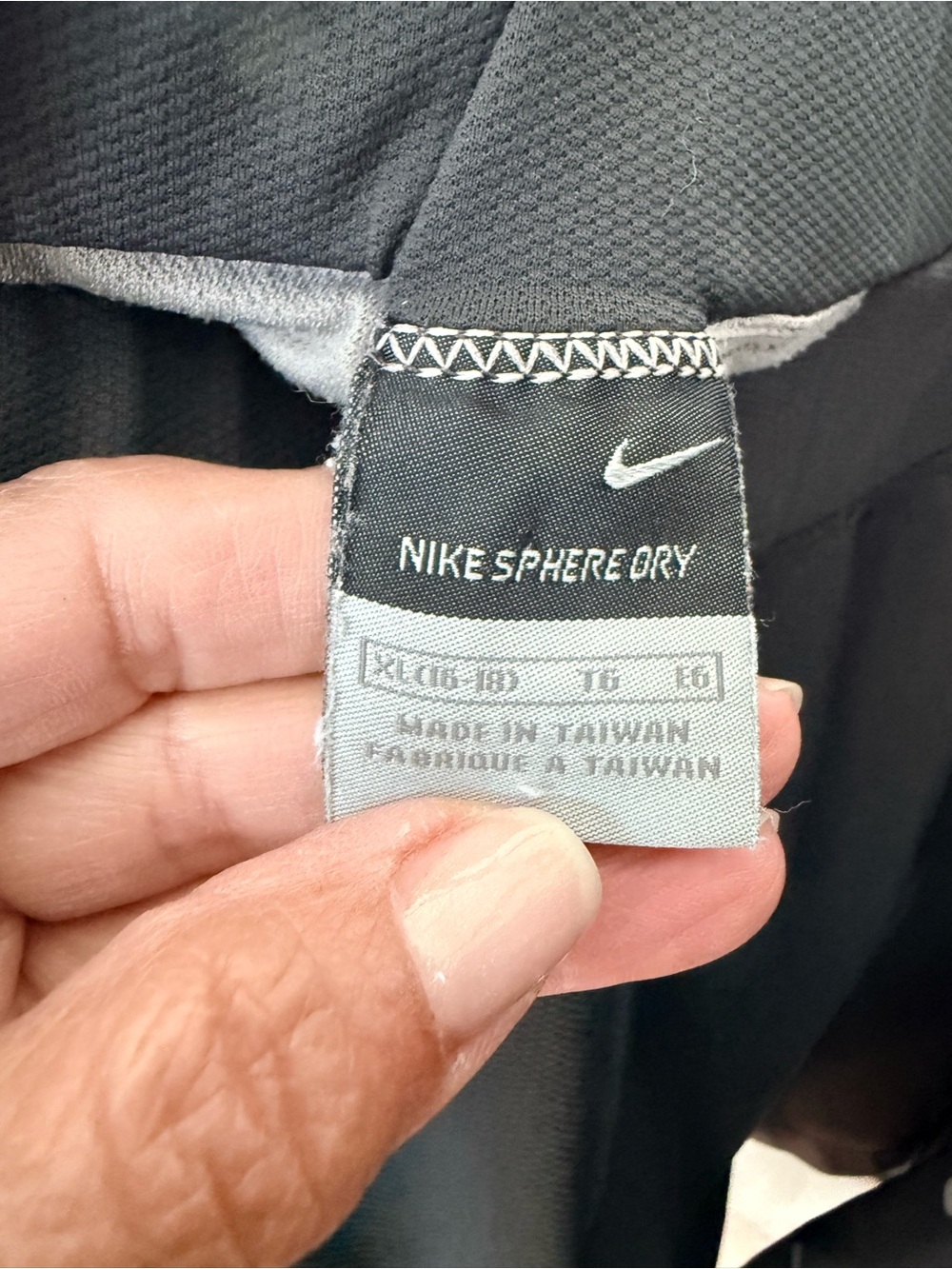 Nike Women’s Dark Gray Athletic Running Shorts with Swoosh - Picture 4 of 4